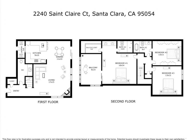 2240 Saint Claire Ct, Santa Clara, CA, 95054 Townhouse. Photo 22 of 27