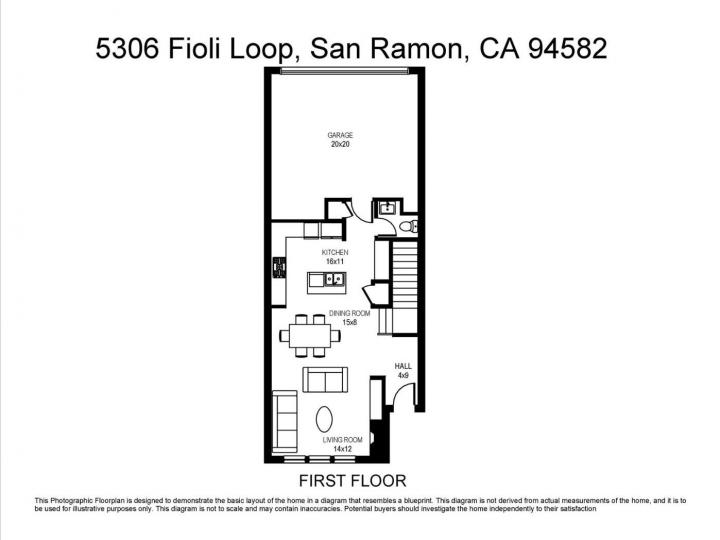 5306 Fioli Loop, San Ramon, CA, 94582 Townhouse. Photo 12 of 14