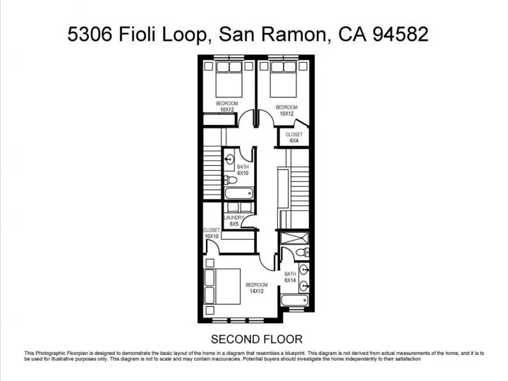5306 Fioli Loop, San Ramon, CA, 94582 Townhouse. Photo 13 of 14