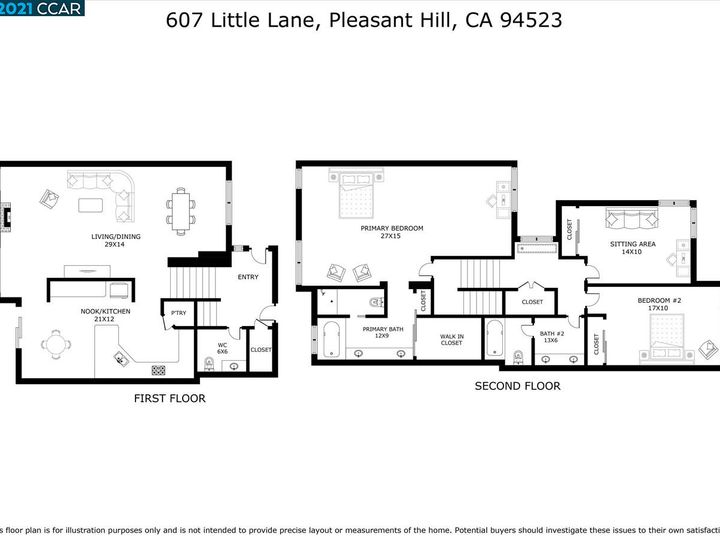 607 Little Ln, Pleasant Hill, CA, 94523 Townhouse. Photo 36 of 38