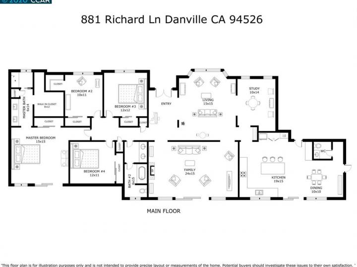 881 Richard Ln, Danville, CA | Woodmont. Photo 38 of 38